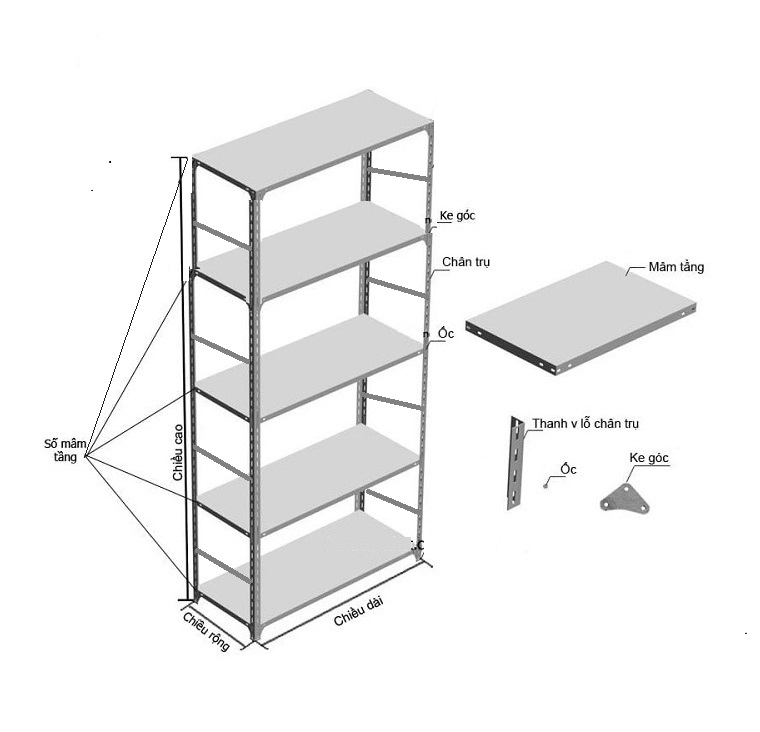 KỆ SẮT ĐỂ HỒ SƠ TẠI QUẬN 2 - TPHCM