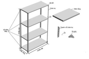KỆ SẮT ĐỂ HỒ SƠ TẠI QUẬN 4 - TPHCM