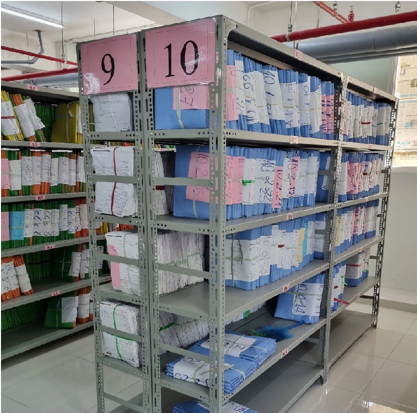 KỆ SẮT ĐỂ HỒ SƠ TẠI CẦN GIỜ - TPHCM